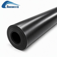 Géomembrane HDPE certifiée ISO 30 mil, revêtement imperméable durable pour réservoirs d'irrigation agricole et bassins