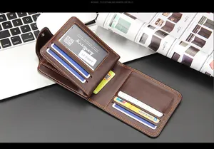 खरीदें काला फैंसी स्टाइलिश स्लिम bifold अद्वितीय सादा सरल बहु कार्ड minimalist mens बटुआ आपूर्तिकर्ताओं