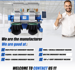 Hai đầu 12 kim <span class=keywords><strong>cap</strong></span>/T-Shirt máy thêu phẳng với tốc độ cao máy vi tính hệ thống máy bán - Product Image 3