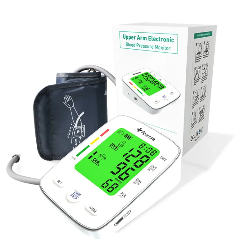 Factory Price Digital Arm Type BP Machine CE Approved Voice Blood Pressure Monitor Portable