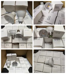 Dimmable And Non-Dimmabel LED GU10 Lamps High Efficiency COB And SMD AC85-265V GU10 Bulb