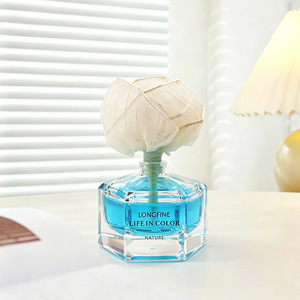 Cam Çubuklu Oda Kokusu Çiçek Kokulu Aroma Difüzörü Yağ Hava Tazeleyici Seti Hediyelik Eşya Dükkanı Düğün Ev Dekorasyonu Yaşam Tarzı Markası - Product Image 6
