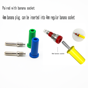 Connecteurs banane en <span class=keywords><strong>cuivre</strong></span> plaqué or 4 mm, connexion à <span class=keywords><strong>souder</strong></span>, connecteurs banane dorés pour haut-parleurs, connecteurs banane et embouts - Product Image 5