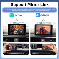 Adaptateur sans fil Apple CarPlay et Android Auto pour système Audi A3 A4 Q5 Q7 MIB, prend en charge AirPlay Mirror Link et caméra de recul