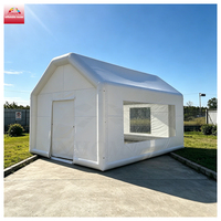 Garage gonflable extérieur pliable et portable de taille personnalisable pour parking, lavage de voiture et pulvérisation automobile