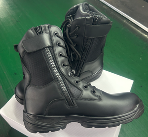 TSB601 PDRM men heavy duty cow leather tactical boots men large size fast production - Product Image 5
