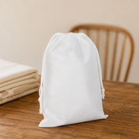Sac à cordon personnalisé en non-tissé, écologique, recyclable, anti-poussière, solution de rangement pour vêtements, chaussures, jouets, emballage