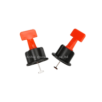 Système de nivellement de carreaux réutilisable pour sols et murs, kit de nivellement de carreaux pour carreaux plats en céramique, 50 pièces TLS