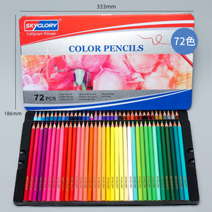 Sıcak satış 12/72/120 renk kroki kalem yağı öğrenci için renkli kurşun kalem <span class=keywords><strong>Set</strong></span> - Product Image 2