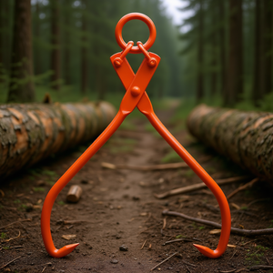 Pinze per Trasporto Tronchi in Acciaio da 32 Pollici, Attrezzo per Movimentazione Legname a 2 Artigli con Capacità di 700 Kg - Product Image 2