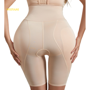 Gaine <span class=keywords><strong>Cycliste</strong></span> Grande Taille avec Rembourrage Fesses, Short Gainant Ventre Plat, Culotte Sculptante Colombienne Effet Push-Up Fessier - Product Image 5