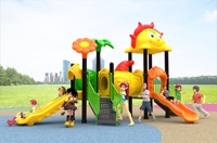 Usine vente directe combinaison toboggan jeux de parc aire de jeux équipement de diapositives en plastique extérieur