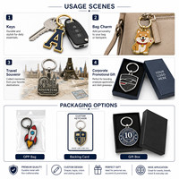 Llavero con Código QR Grabado Personalizado al por Mayor, Llavero con Logotipo Personalizado Estilo Empresarial, Regalo Promocional Corporativo