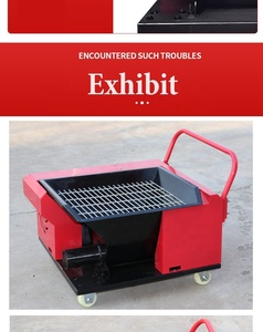 Bomba de Concreto Eletrônica Vermelha de Alta Pressão para Construção de Estradas e Pontes Nova Condição Elétrica com Componente Central de Motor - Product Image 2