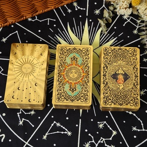 Caja de Regalo Personalizada de PVC Impermeable con Lámina Dorada Clásica de 12*7cm para Cartas de <span class=keywords><strong>Tarot</strong></span>, Embalaje en Caja de Color, Lista para Regalo, para Cartas de Ajedrez - Product Image 1