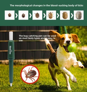 Stylo anti-insectes <span class=keywords><strong>pour</strong></span> animaux de compagnie, <span class=keywords><strong>pour</strong></span> le toilettage des chats et des chiens, élimination des puces, tiques et poux - Product Image 6