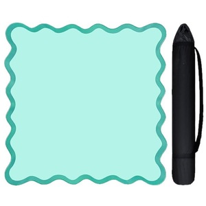 Tapis de jeu antidérapant festonné en caoutchouc de 2 mm pour Mahjong et jeux de cartes - Product Image 1