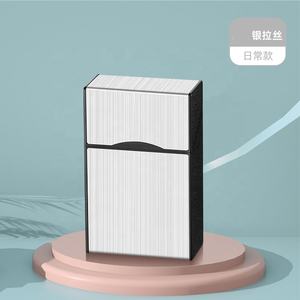 Étui à cigarettes en alliage d'aluminium personnalisé pour hommes en gros, boîte à cigarettes en métal rétro - Product Image 4