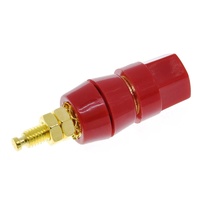 1 paire (noir + rouge) Bornes Rouge Noir Connecteur Amplificateur Terminal Binding Post Banana Speaker Plug Jack Adapter Socket