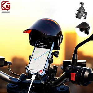 Support de téléphone pour moto étanche avec pare-soleil, casque de moto, support de téléphone portable, protège l'écran, empêche l'exposition au soleil et la <span class=keywords><strong>pluie</strong></span> - Product Image 1