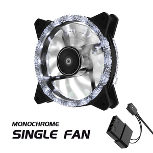 5 em 1 Pacote Espumante Diamante Ventiladores 120 milímetros de Alto Desempenho 12V RGB 6 PIN <span class=keywords><strong>Big</strong></span> Airflow Cooling Fan - Product Image 5