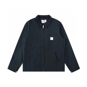 Áo khoác công nhân chất liệu vải canvas cotton OEM, bền chắc, dành cho nam - Product Image 2