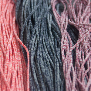 Thương Hiệu Thiết Kế Mới Hai Màu Đàn Hồi Tai Dây <span class=keywords><strong>2</strong></span> Mm 3 Mm Chiều Rộng Nylon Spandex Đầy Màu Sắc Nhuộm Sợi Pha Trộn - Product Image 4