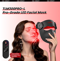 Nouveau Masque de Beauté LED Intelligent 3D en Silicone Multi-Spectre TLM300PR avec LED 4-en-1 pour Soins de la Peau, Thérapie par Lumière Rouge, Logo Personnalisable Gratuit