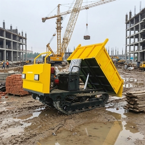 Camión Volquete de Orugas de Goma de 2 Toneladas Más Vendido con Descarga Hidráulica para Uso Agrícola, en Granjas y en Construcción - Product Image 1