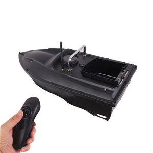 <b>Rc</b> Fishing Bait Boat D13 Single Hopper 54x27x21cm Remote <b>Control</b> Battery Powered One Key Return Black - Product Image 4