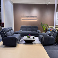 Ensemble de canapés inclinables manuels VANBOW ergonomiques 1+2+3 pour salon, pour les loisirs quotidiens en famille et les soirées cinéma