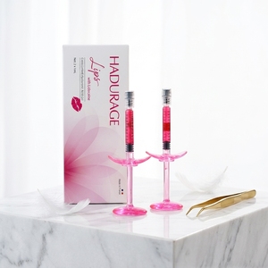 Factory <strong>Price</strong> Hadurage Red <strong>Lips</strong> 2pcs 1ml | <strong>Hyaluronic</strong> <strong>Acid</strong> <strong>Lip</strong> Filler with Anesthetic Acido Hialuronico Inyectable <strong>Lip</strong> Volume - Product Image 1