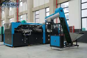 Machine de soufflage automatique à 6 cavités pour bouteilles d'eau en plastique pour animaux de compagnie, 100 ml à 2 l, moulage par étirage, Mitsubishi AirTac High - Product Image 2