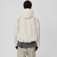 Veste coupe-vent fonctionnelle imperméable à capuche pour homme, personnalisée OEM, en softshell, avec fermeture éclair intégrale, pour la randonnée, la course à pied et les activités de plein air