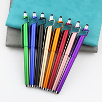 Ensemble de stylos gel multifonctionnels en plastique à encre noire multicolores 0,5 mm, marque DX, non effaçables, pour le bureau et l'école, logo personnalisé, échantillon 16,8 cm