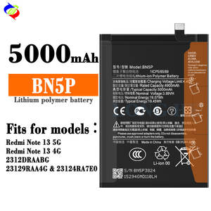 手机电池BN5P适用于Mi Redmi注13 5g注13 4g可充电聚合物锂电池电池 - Product Image 2