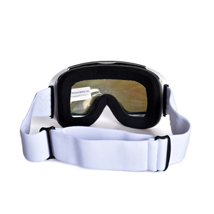 Gafas de esquí magnéticas, lentes dobles de esponja cómoda, antiniebla, ventilación Blanca, para nieve - Product Image 6