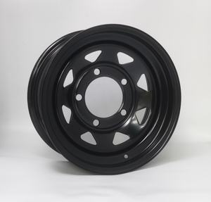 Jante <span class=keywords><strong>de</strong></span> <span class=keywords><strong>remorque</strong></span> en acier <span class=keywords><strong>de</strong></span> 16 pouces, 5x165.1, 8 <span class=keywords><strong>trous</strong></span>, <span class=keywords><strong>5</strong></span> mat, noir laiteux, jante <span class=keywords><strong>de</strong></span> rechange personnalisées - Product Image 3