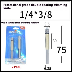 Tideway chuyên nghiệp lớp đôi mang cắt tỉa dao đôi hồ sơ nhỏ cắt tỉa Máy chế biến gỗ công cụ - Product Image 4