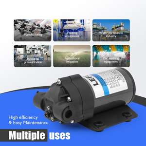 LEFOO Pompe de surpression à faible bruit 24v Dc100GPD pour osmose inverse pour système d'osmose inverse à usage domestique et commercial/sous évier - Product Image 4