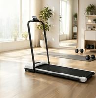 Tapis de marche pliable électrique OEM ODM 264LBS pour sous le bureau, vitesse 1-10KM/H, écran LED, pour la maison et le bureau, avec télécommande