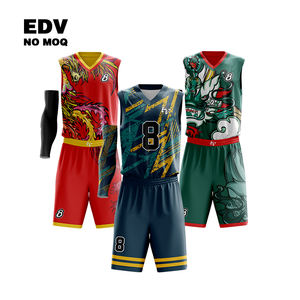 Maillot de basket-ball pour homme, protection UV, séchage rapide, respirant, résistant aux intempéries, pour l'entraînement et les matchs - Product Image 1