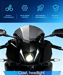 Motocicleta Eléctrica de 3000W de Carga Rápida, Aprobada por la CEE, de Alta Calidad y Personalizable, <span class=keywords><strong>en</strong></span> Oferta - Product Image 6