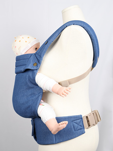 กระเป๋าผ้ายีนส์แบบคลาสสิกน้ำหนักเบาสวมใส่สบายพับเก็บได้สำหรับใช้ในชีวิตประจำวันฟรี - Product Image 3