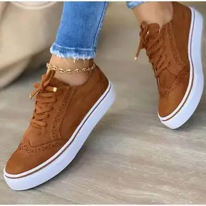 2023 spring new arrivals breathable lace up sneakers sneakers for women walking style casual sports shoes