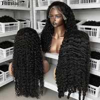 Perruque de cheveux vierges bruts vietnamiens, qualité salon, cuticules alignées, sans colle, 100% cheveux humains, perruque bouclée birmane en dentelle HD