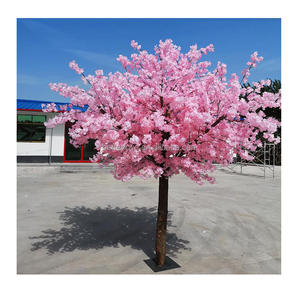 Venta al por Mayor de Fábrica, Árboles Artificiales Realistas de Flores de Cerezo Rosadas Japonesas para Decoración de Interiores - Product Image 4