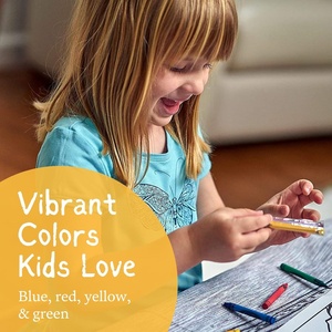 Bút chì màu cho trẻ em 250 Bộ 4 gói không độc hại bút chì màu hoàn hảo cho các nhà hàng bên sinh nhật trường sáp bút chì màu trẻ em màu - Product Image 3