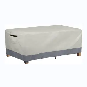 Dandelion Patio Coffee Table Cover, Waterproof Rectangular Small Side Table Cover For Outdoor Furniture
