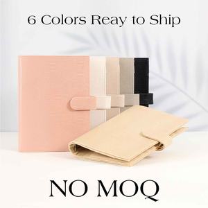 Meilleur vendeur Etsy, portefeuille à anneaux en cuir de lézard A5, avec pochettes pour argent, pour couverture de planificateur, album <span class=keywords><strong>photo</strong></span> - Product Image 2